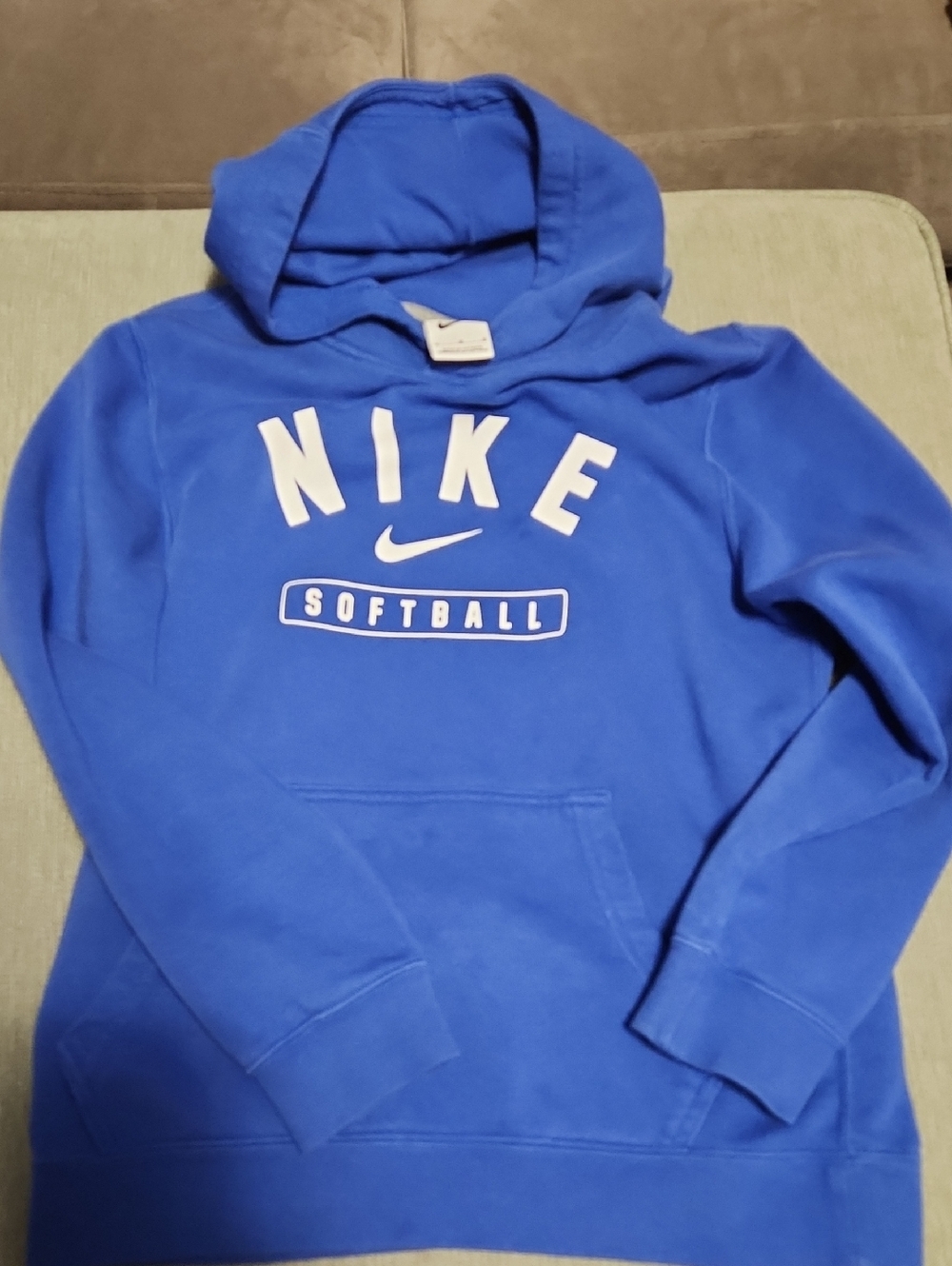 Nike Royal Blue Softball Pullover Hoodie